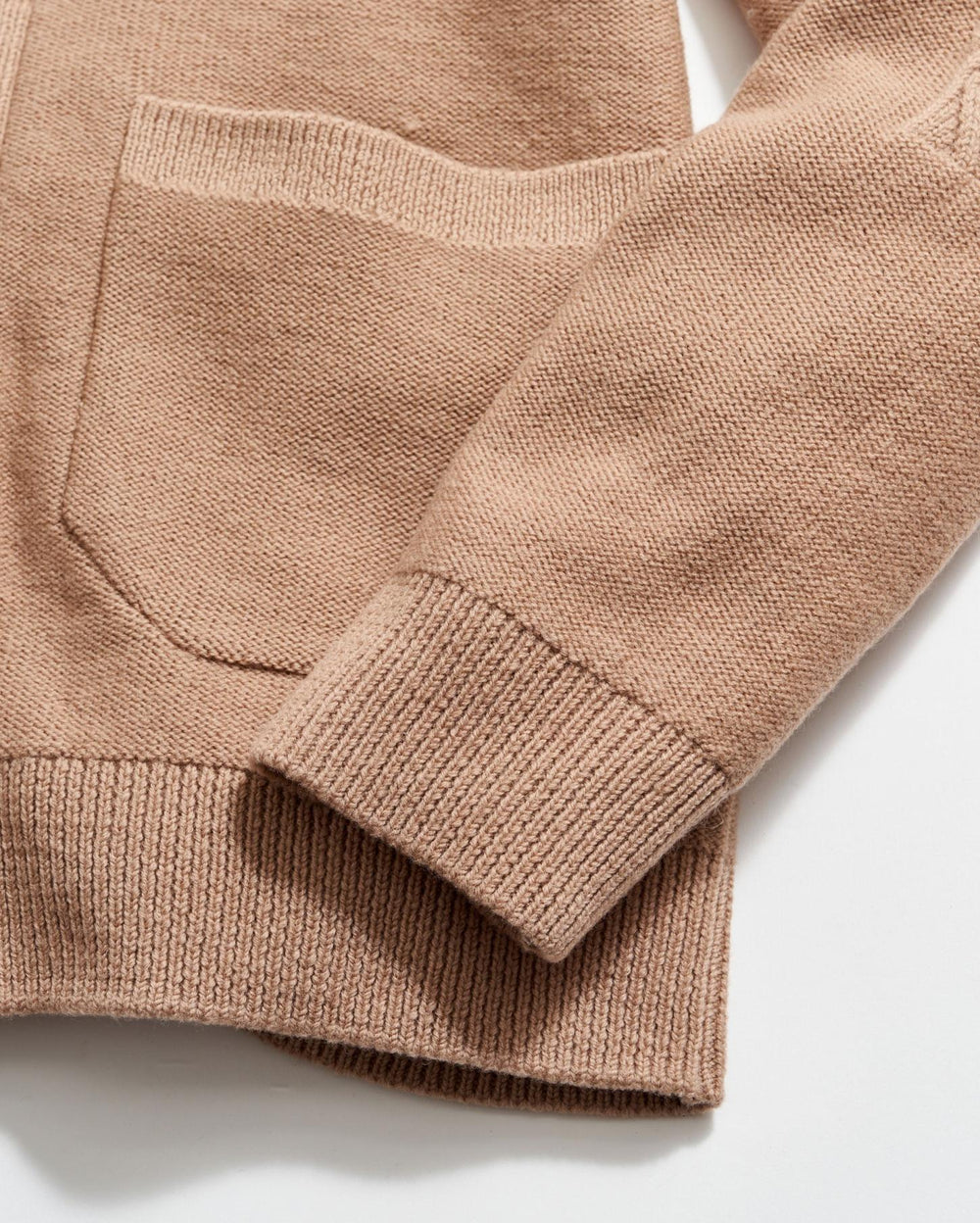 Men Collegiate Cardigan Camel Heather | Billy Reid Sweaters &amp; Sweatshirts