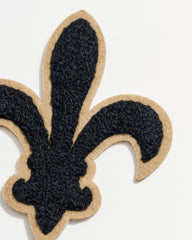 Men Collegiate Fleur De Lis Patch Black | Billy Reid Accessories