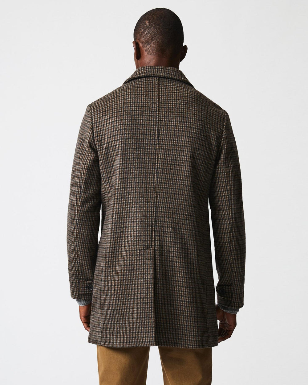 Men Cooper Coat Charcoal/tan | Billy Reid Jackets &amp; Outerwear