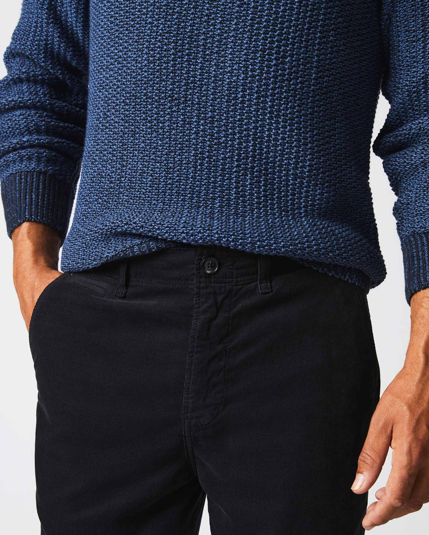 Men Cord Chino Pant Black | Billy Reid Bottoms