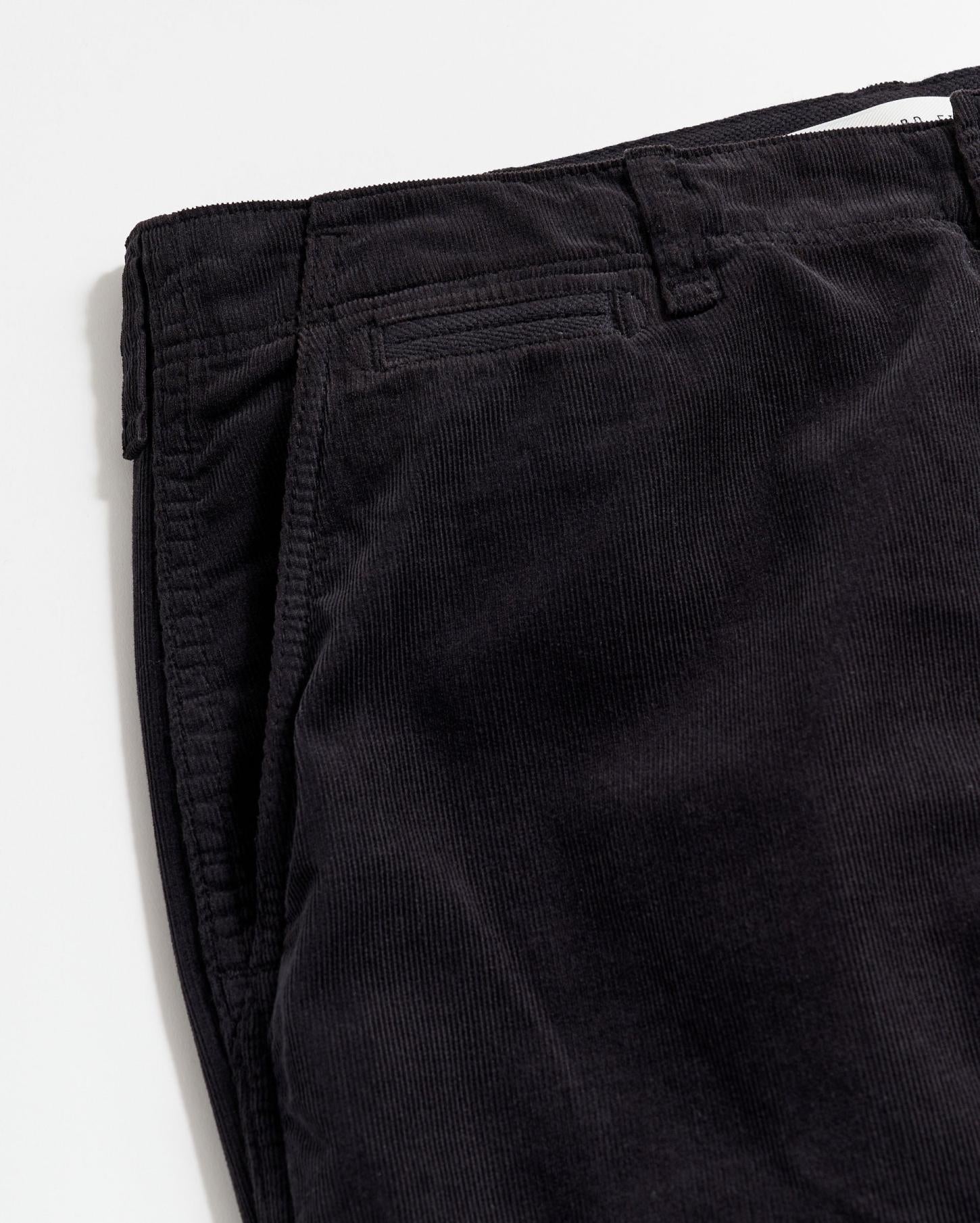 Men Cord Chino Pant Black | Billy Reid Bottoms