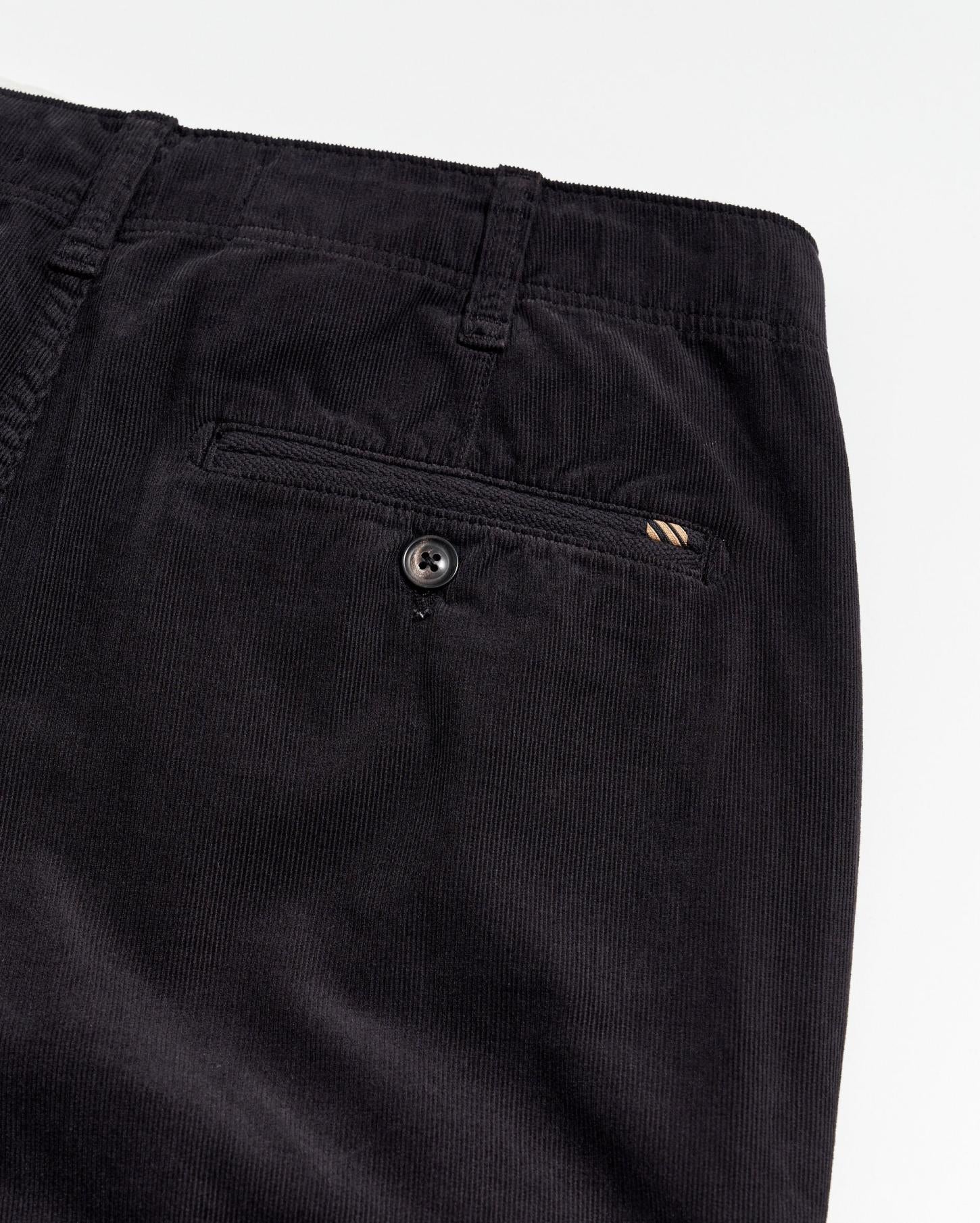 Men Cord Chino Pant Black | Billy Reid Bottoms