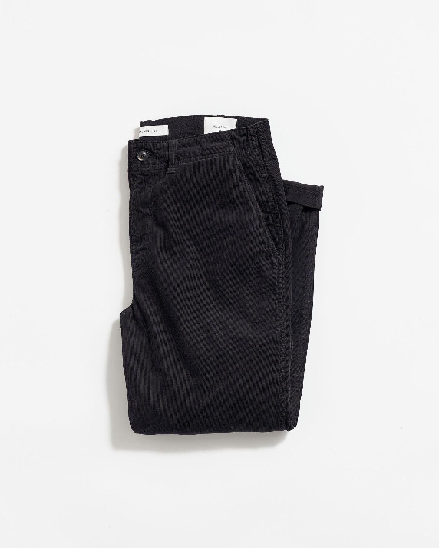 Men Cord Chino Pant Black | Billy Reid Bottoms