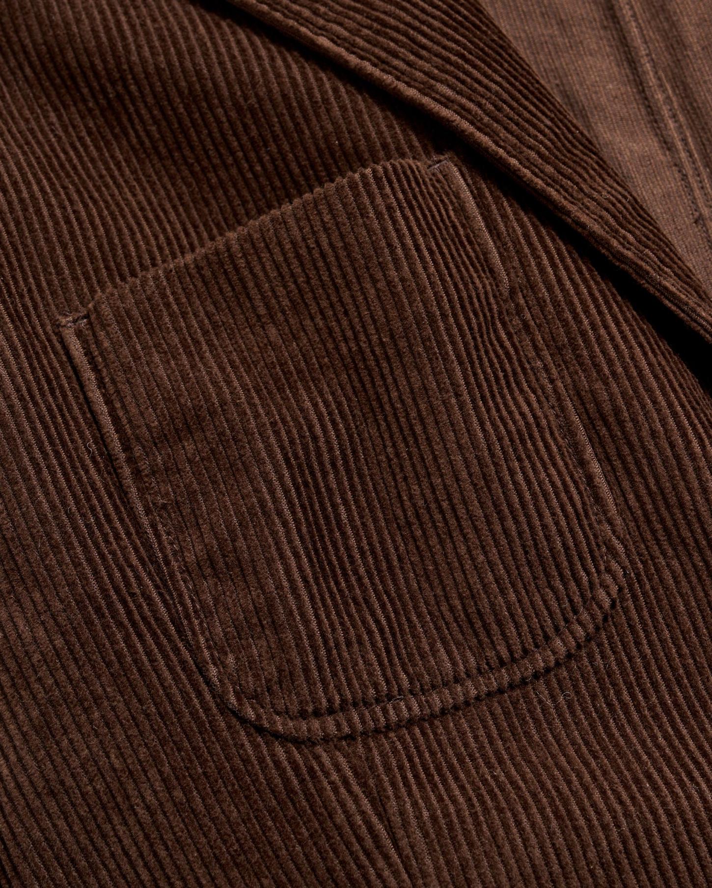 Men Corduroy Leo Jacket Chocolate | Billy Reid Suiting