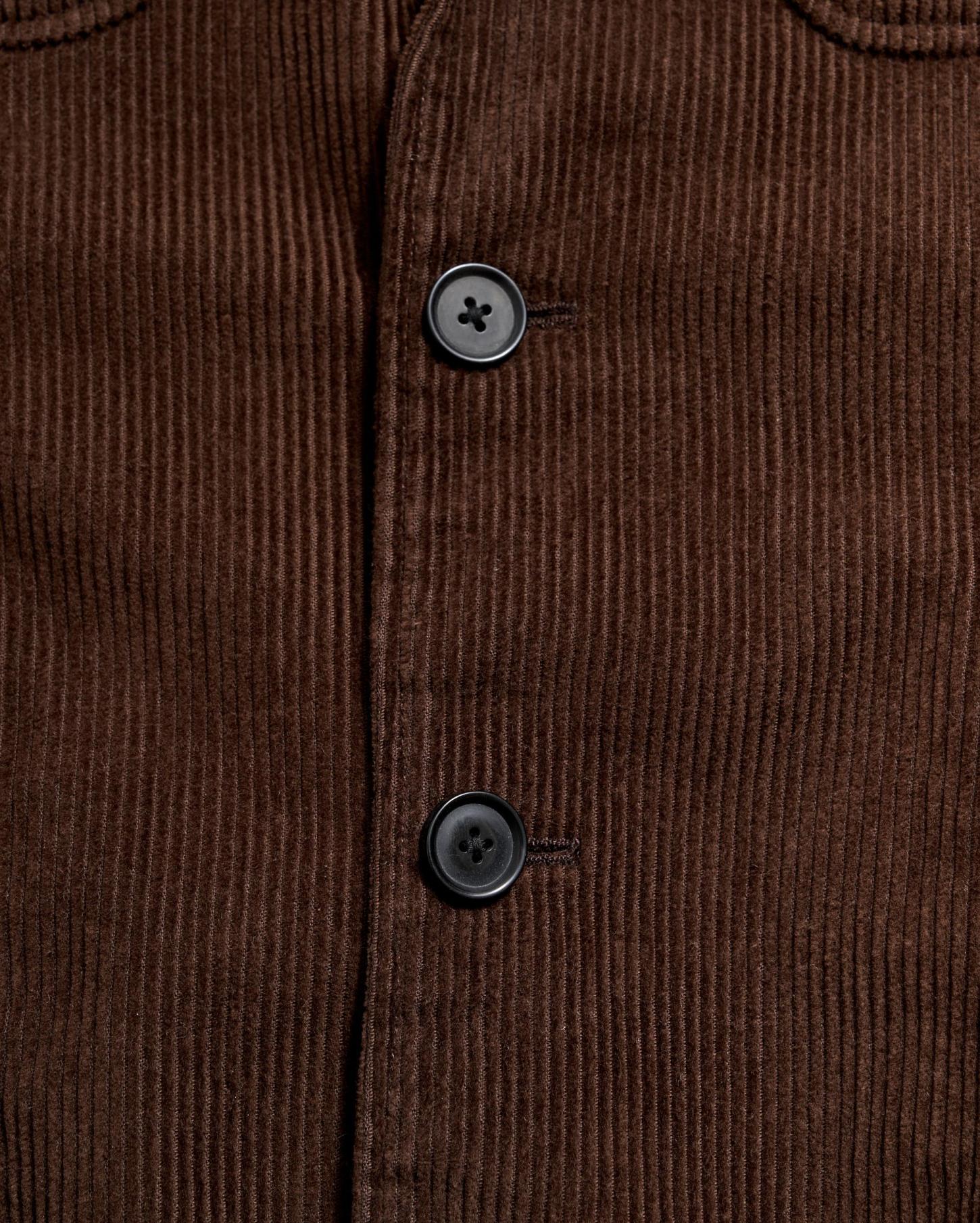 Men Corduroy Leo Jacket Chocolate | Billy Reid Suiting