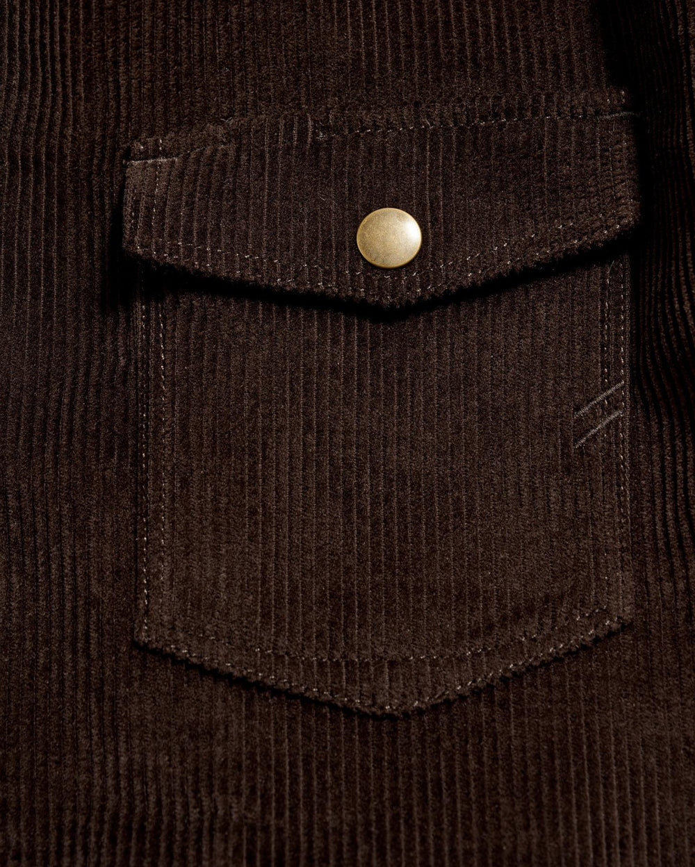 Men Corduroy Mo Shirt Jacket Chocolate | Billy Reid Jackets &amp; Outerwear