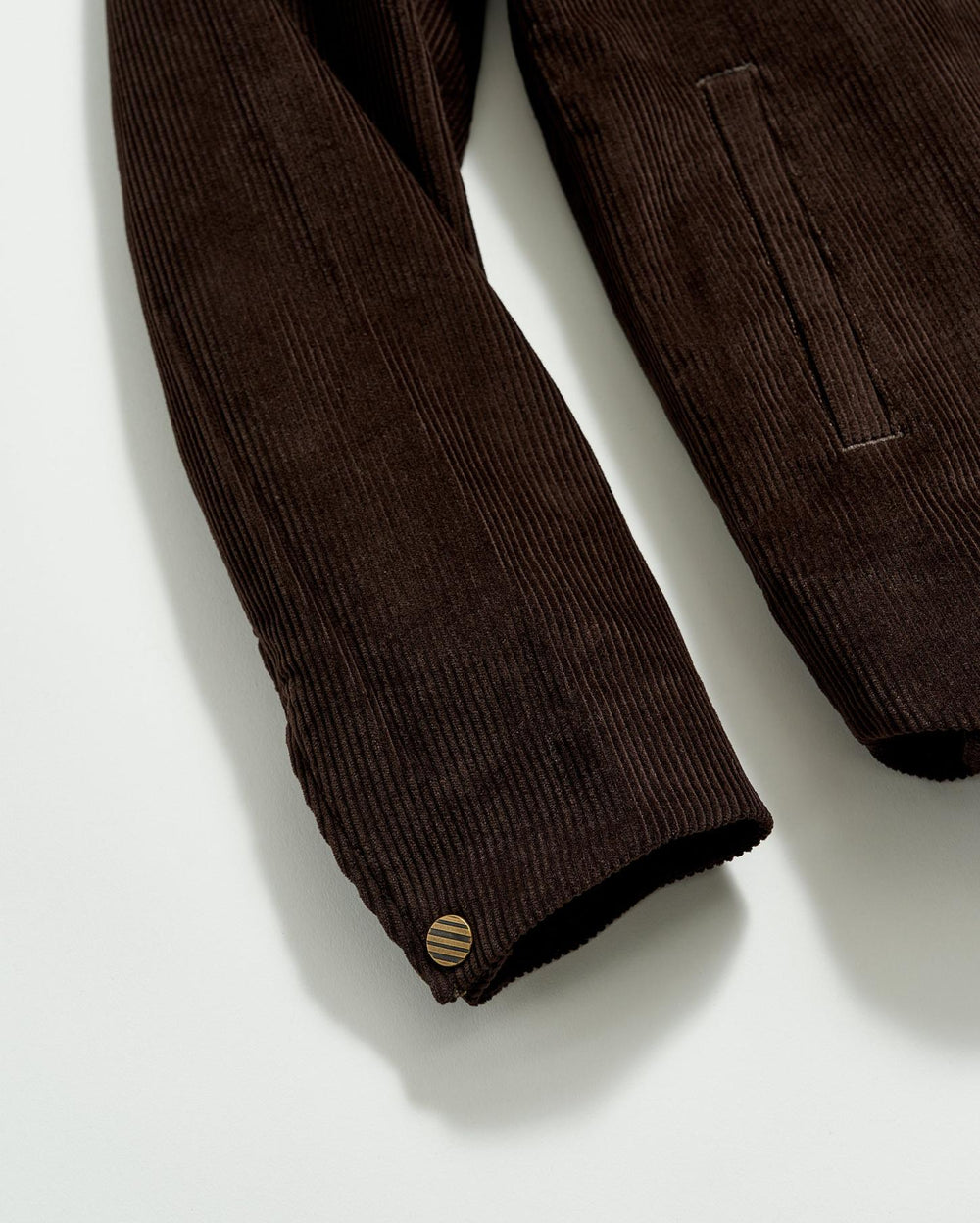 Men Corduroy Mo Shirt Jacket Chocolate | Billy Reid Jackets &amp; Outerwear