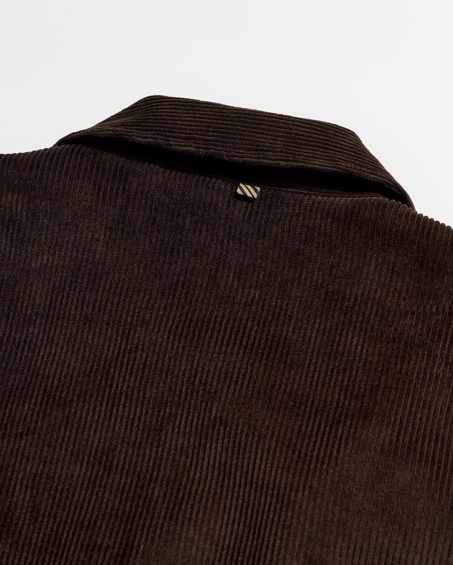 Men Corduroy Mo Shirt Jacket Chocolate | Billy Reid Jackets &amp; Outerwear