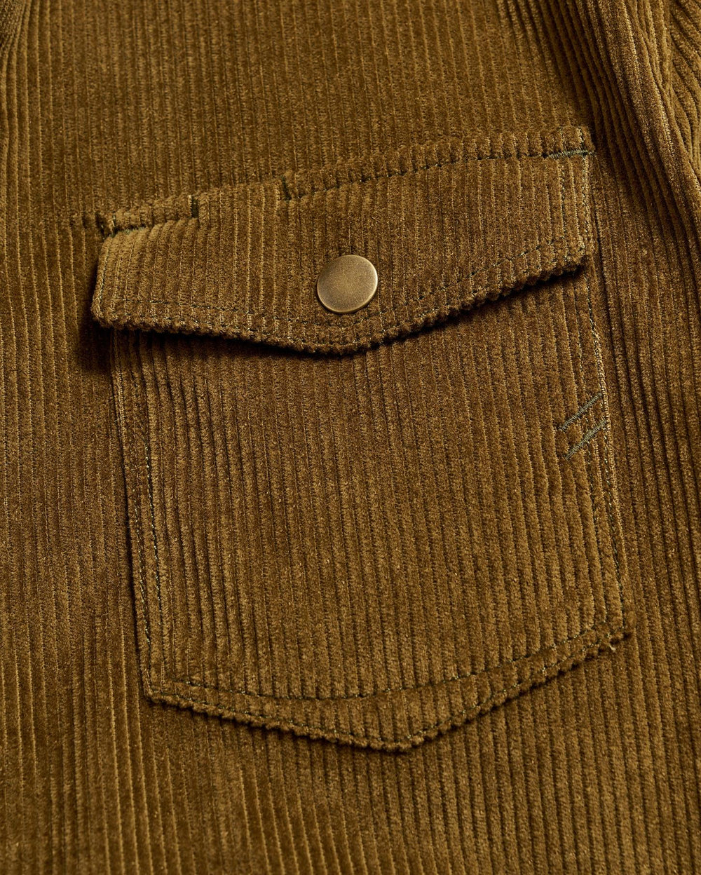 Men Corduroy Mo Shirt Jacket Olive | Billy Reid Jackets &amp; Outerwear