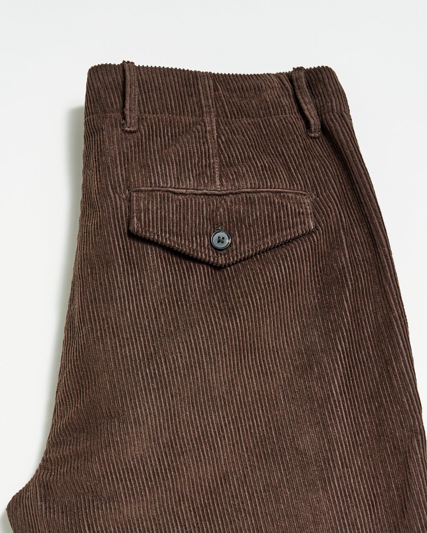 Men Corduroy Moore Trouser Chocolate | Billy Reid Suiting