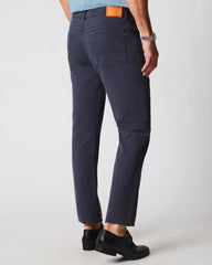 Men Cotton Linen 5 Pocket Pant Carbon Blue | Billy Reid Bottoms