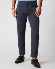 Men Cotton Linen 5 Pocket Pant Carbon Blue | Billy Reid Bottoms