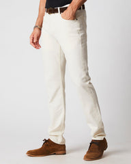 Men Cotton Linen 5 Pocket Pant Eggshell | Billy Reid Bottoms