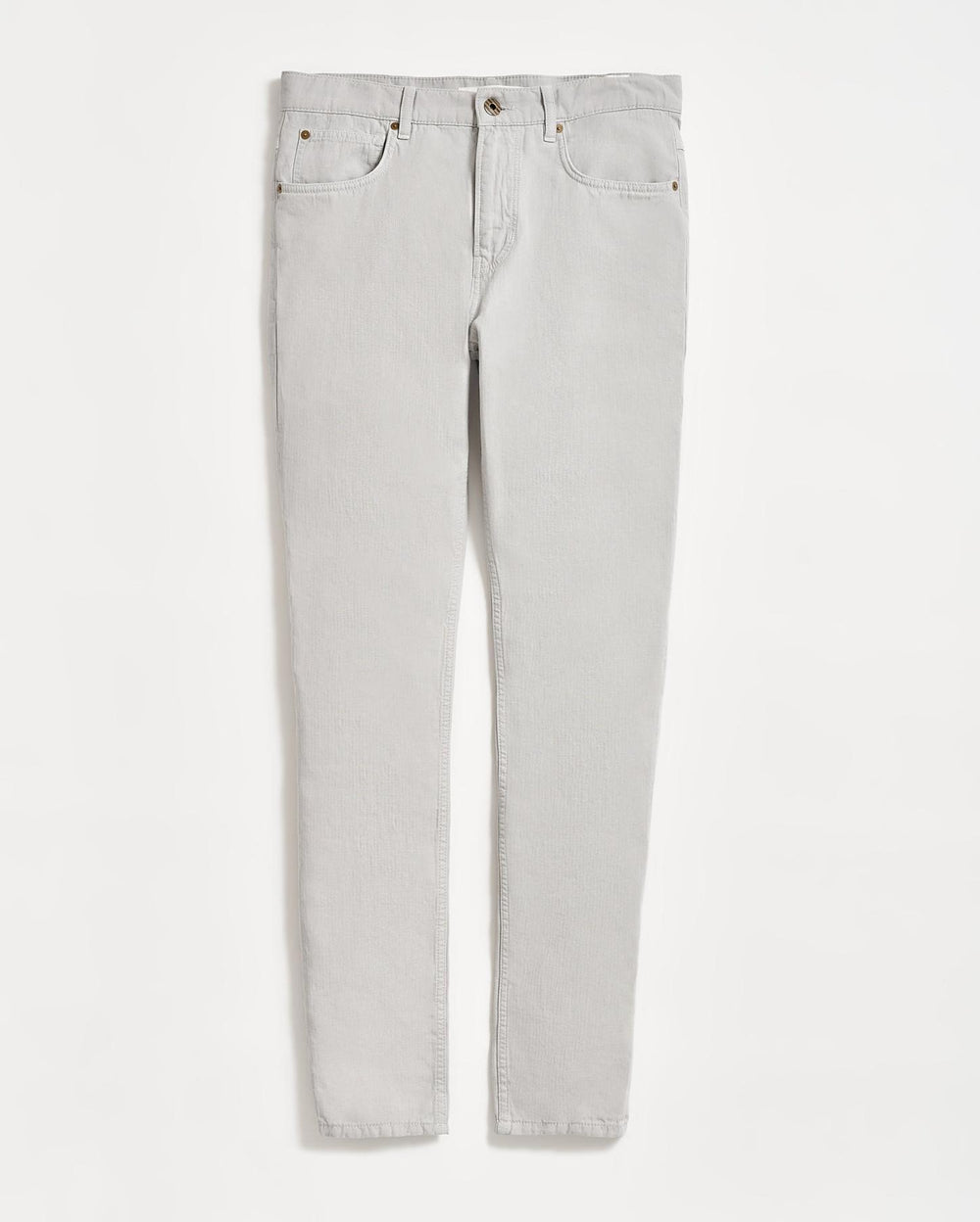 Men Cotton Linen 5 Pocket Pant Quarry | Billy Reid Bottoms