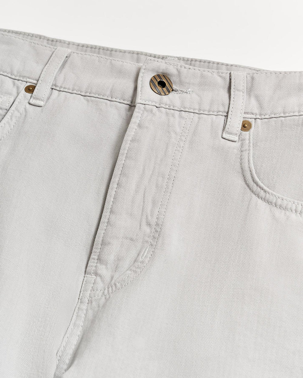 Men Cotton Linen 5 Pocket Pant Quarry | Billy Reid Bottoms