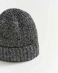 Men Cotton Ribbon Beanie Carbon Blue | Billy Reid Accessories