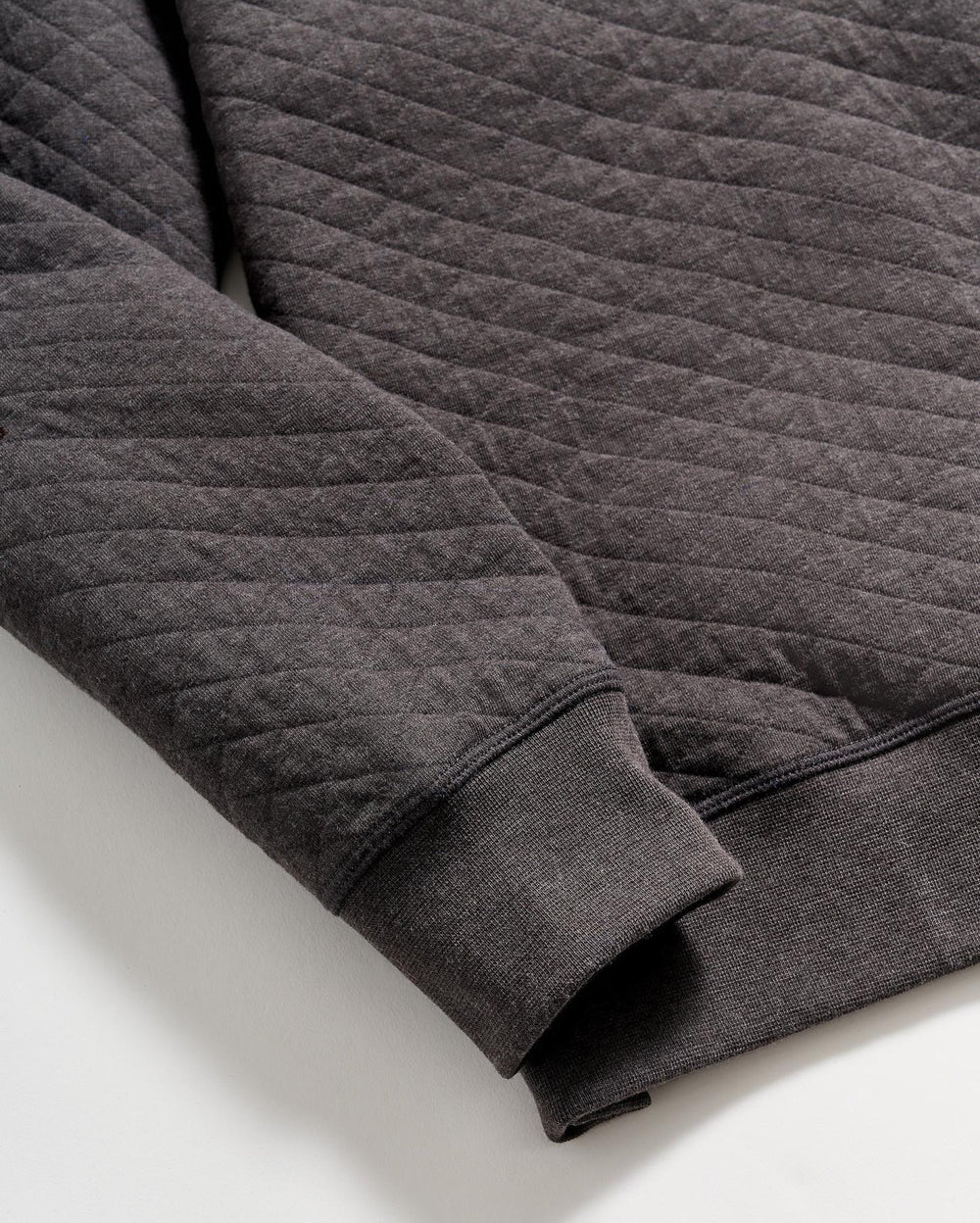 Men Diamond Quilt Shawl Black | Billy Reid Sweaters &amp; Sweatshirts