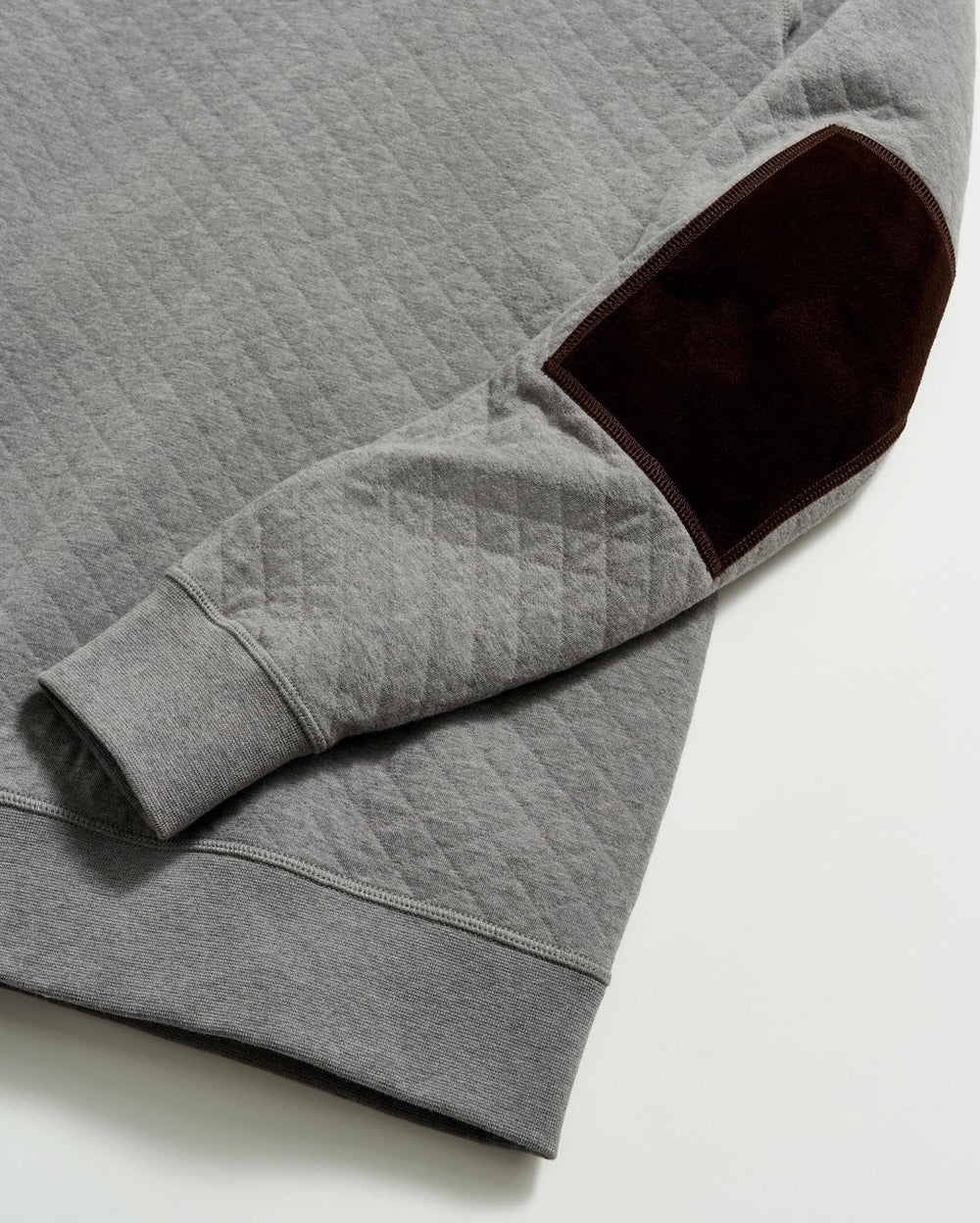 Men Diamond Quilt Shawl Medium Grey | Billy Reid Sweaters &amp; Sweatshirts