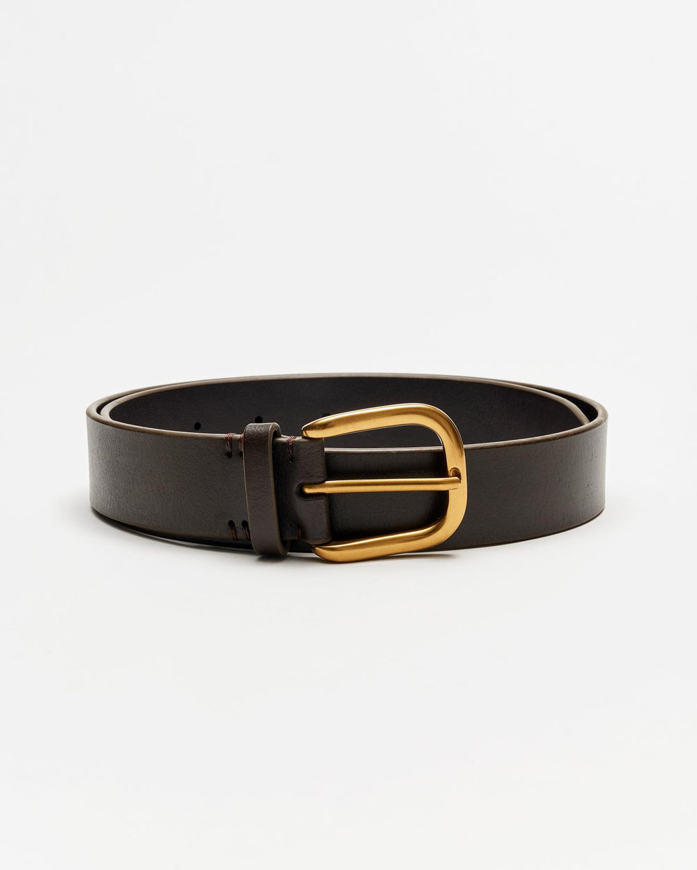 Men Distressed Leather Belt Cinnamon | Billy Reid Suiting