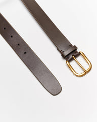 Men Distressed Leather Belt Cinnamon | Billy Reid Suiting