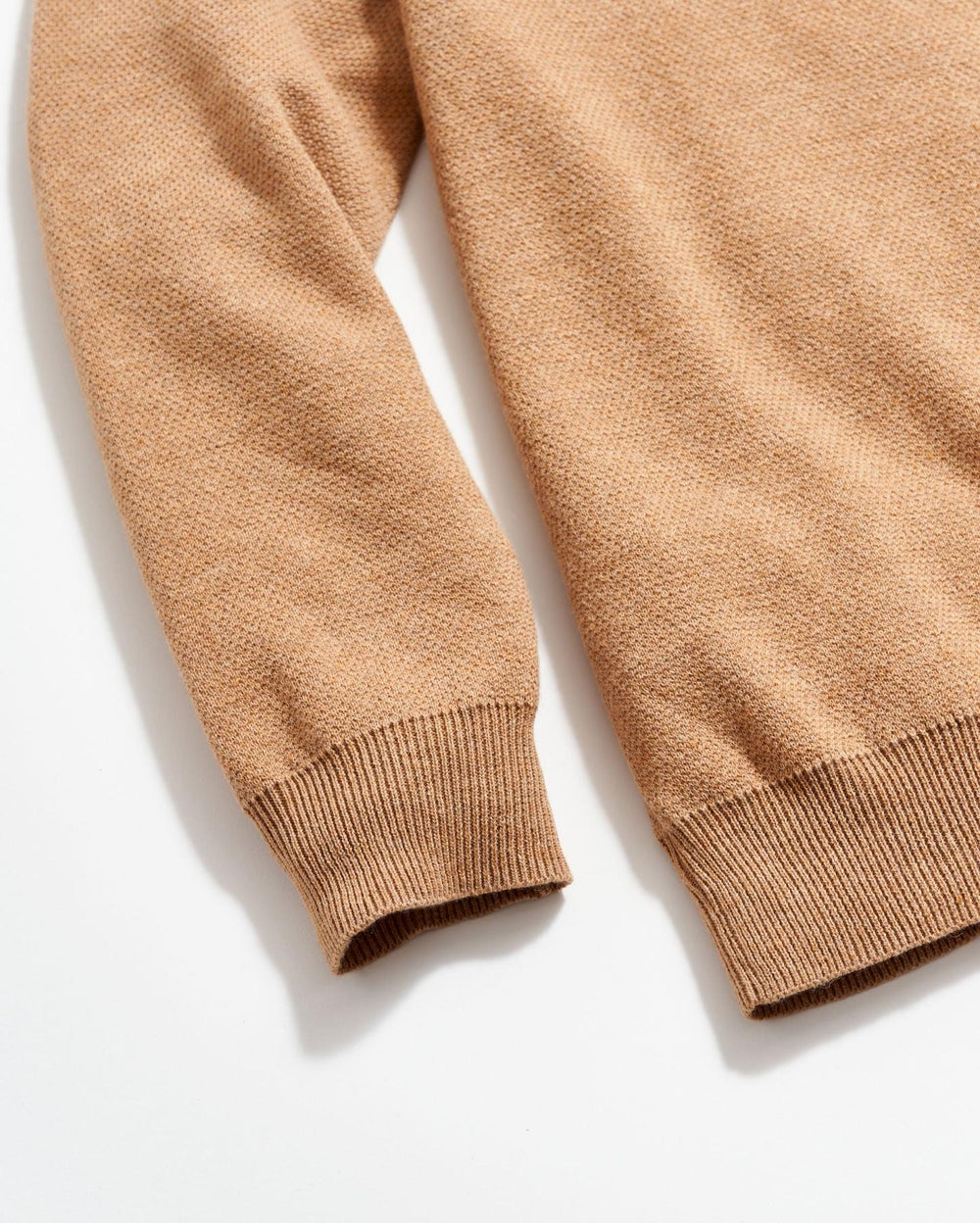 Men Double Knit Hoodie Sweater Camel | Billy Reid Sweaters &amp; Sweatshirts