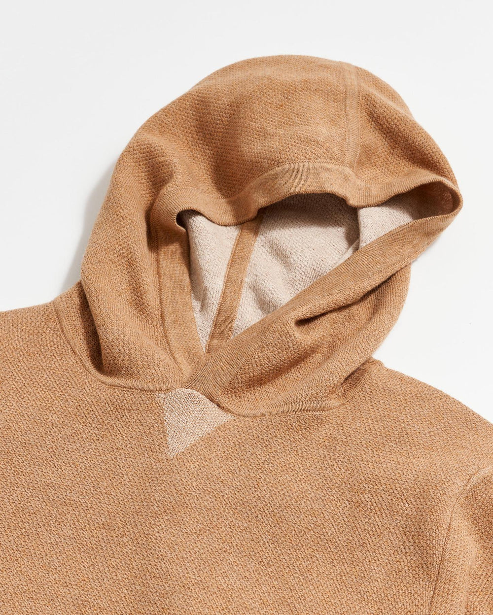 Men Double Knit Hoodie Sweater Camel | Billy Reid Sweaters &amp; Sweatshirts