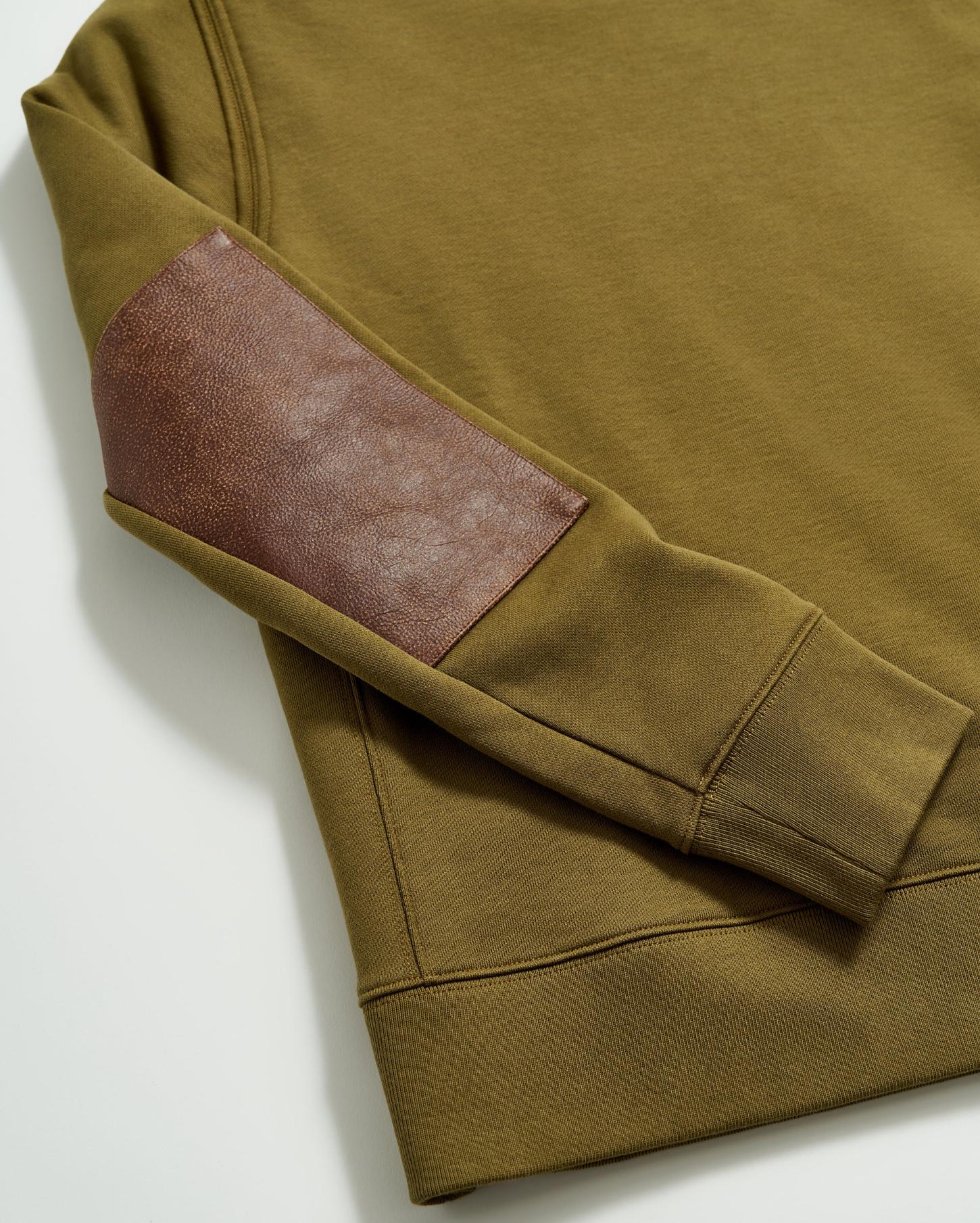 Men Dover Sweatshirt Olive Drab | Billy Reid Sweaters &amp; Sweatshirts