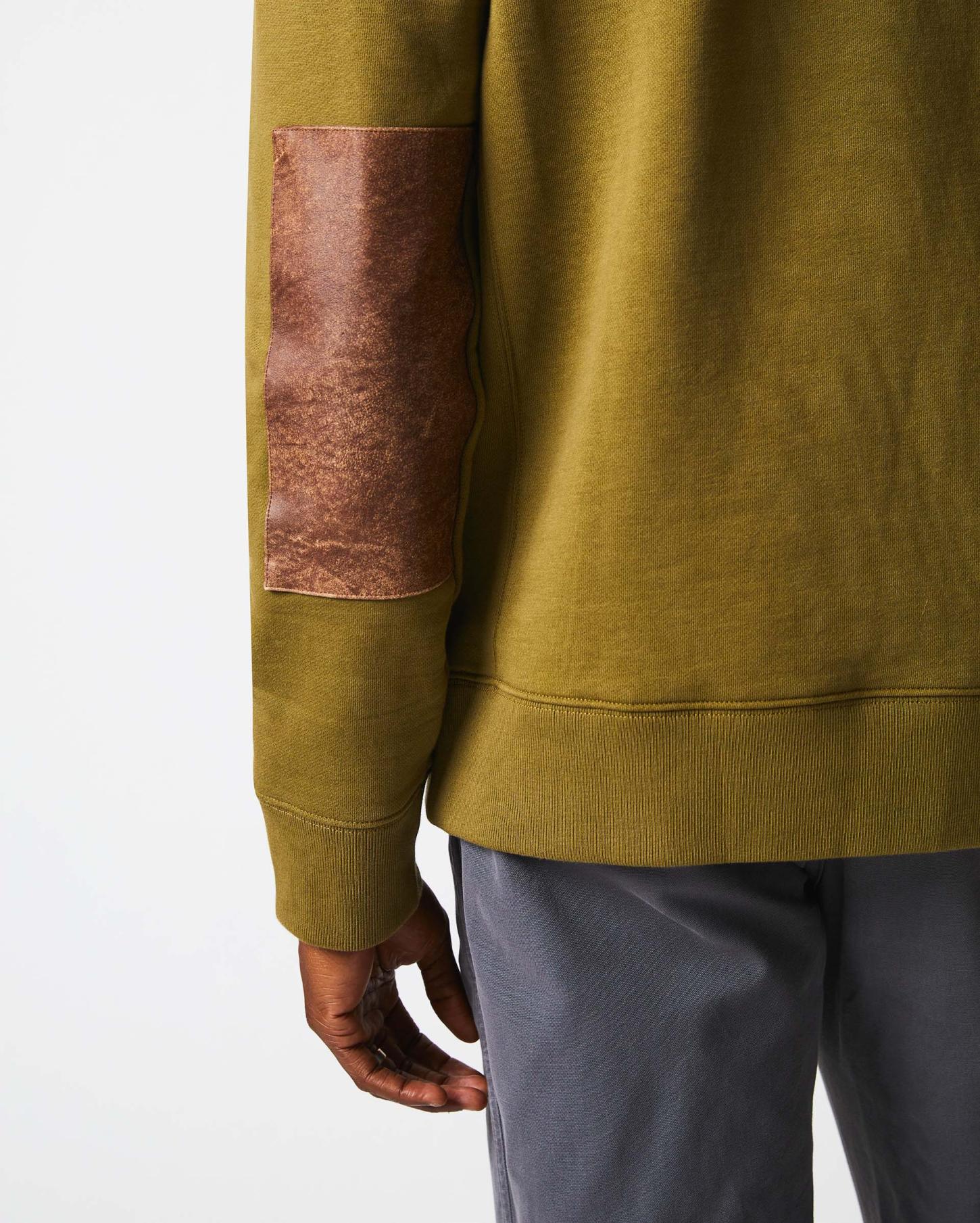 Men Dover Sweatshirt Olive Drab | Billy Reid Sweaters &amp; Sweatshirts