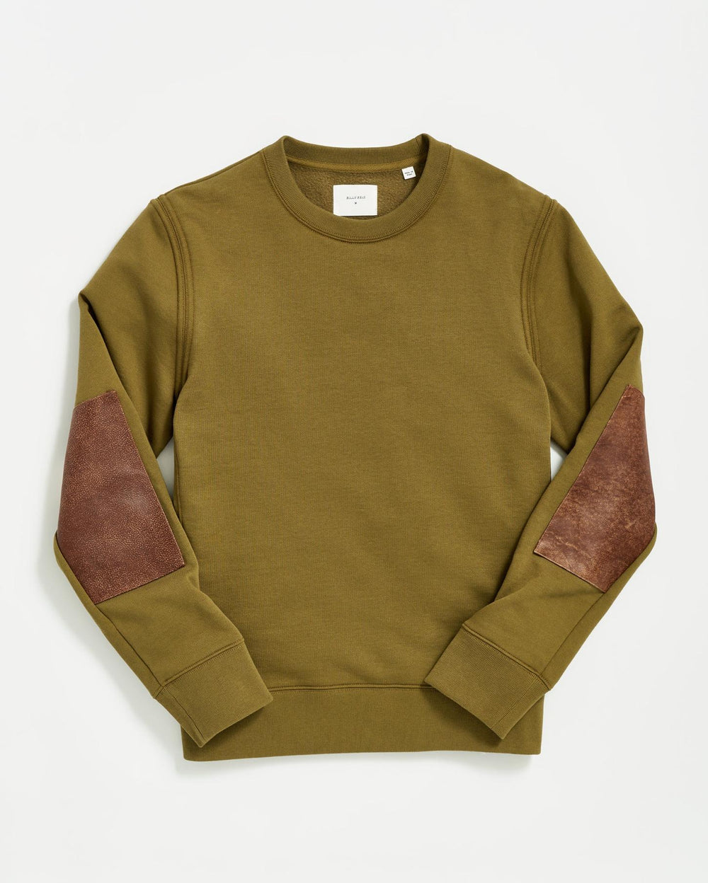 Men Dover Sweatshirt Olive Drab | Billy Reid Sweaters &amp; Sweatshirts