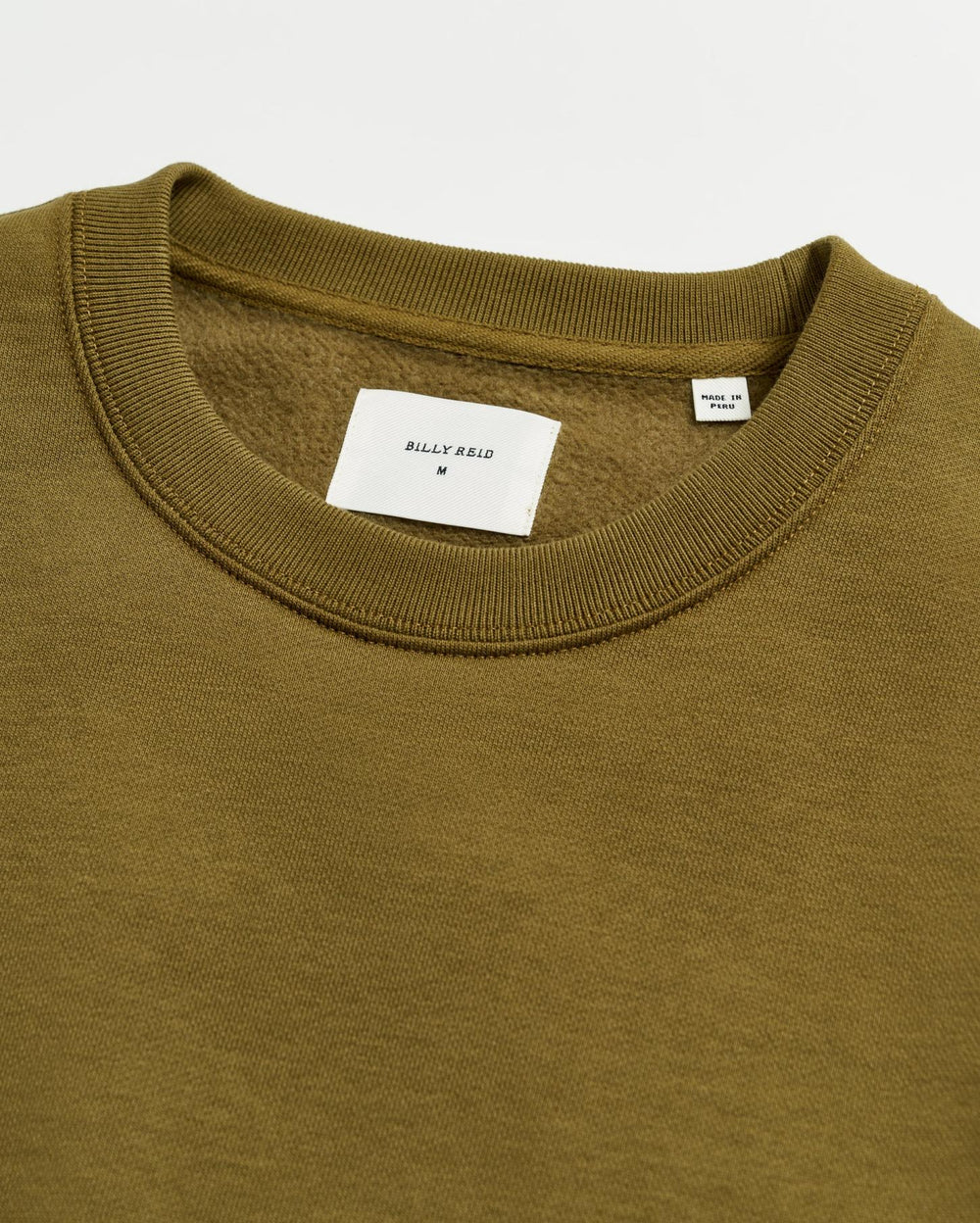 Men Dover Sweatshirt Olive Drab | Billy Reid Sweaters &amp; Sweatshirts