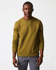 Men Dover Sweatshirt Olive Drab | Billy Reid Sweaters &amp; Sweatshirts