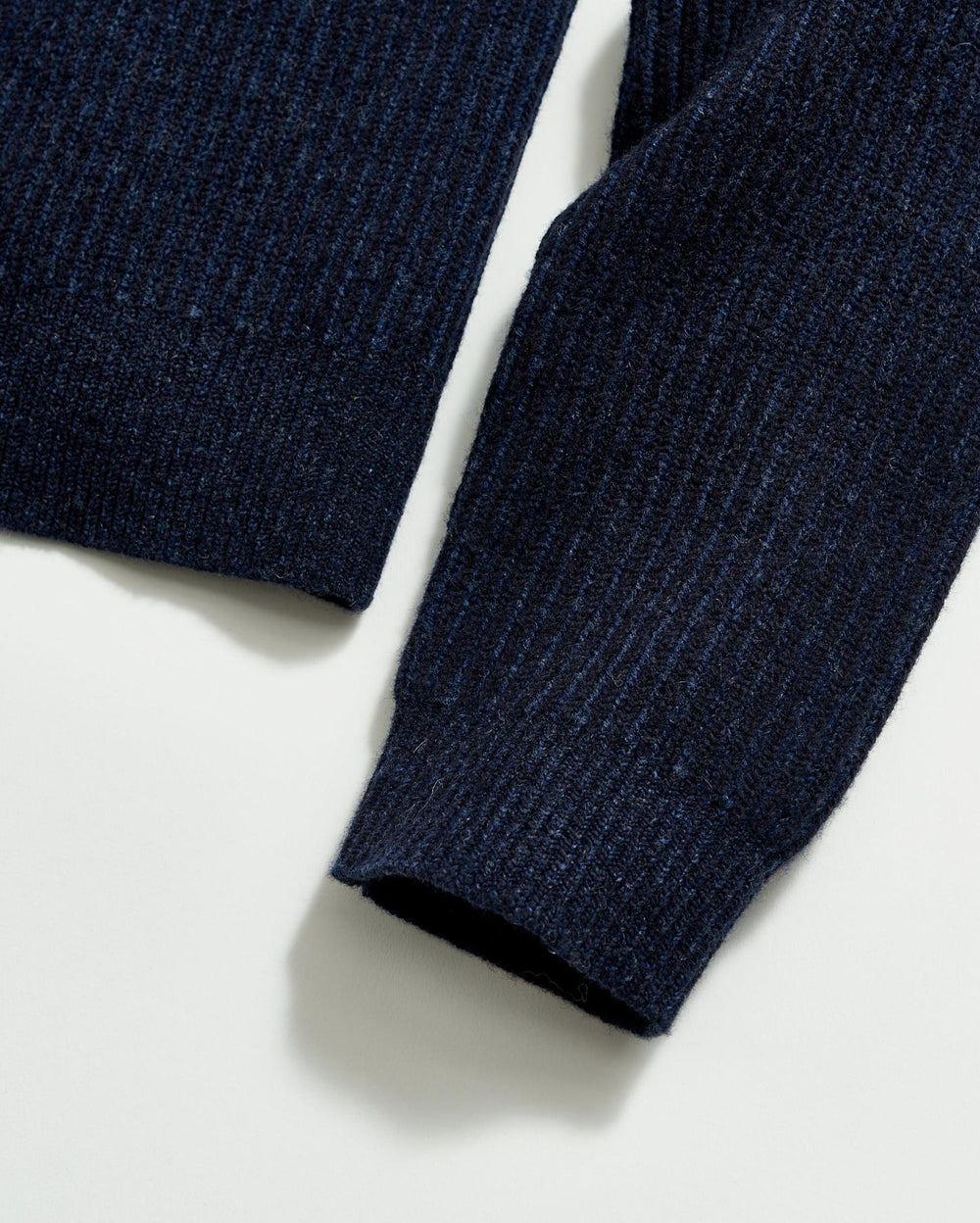 Men Fisherman Rib Crew Navy | Billy Reid Sweaters &amp; Sweatshirts