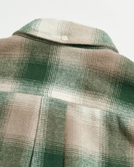 Men Flannel Bold Plaid Tuscumbia Shirt Bd Natural/green | Billy Reid Shirting