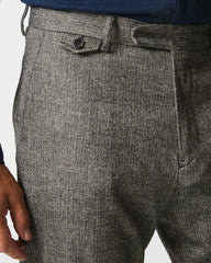 Men Flat Front Trouser Black/white | Billy Reid Bottoms