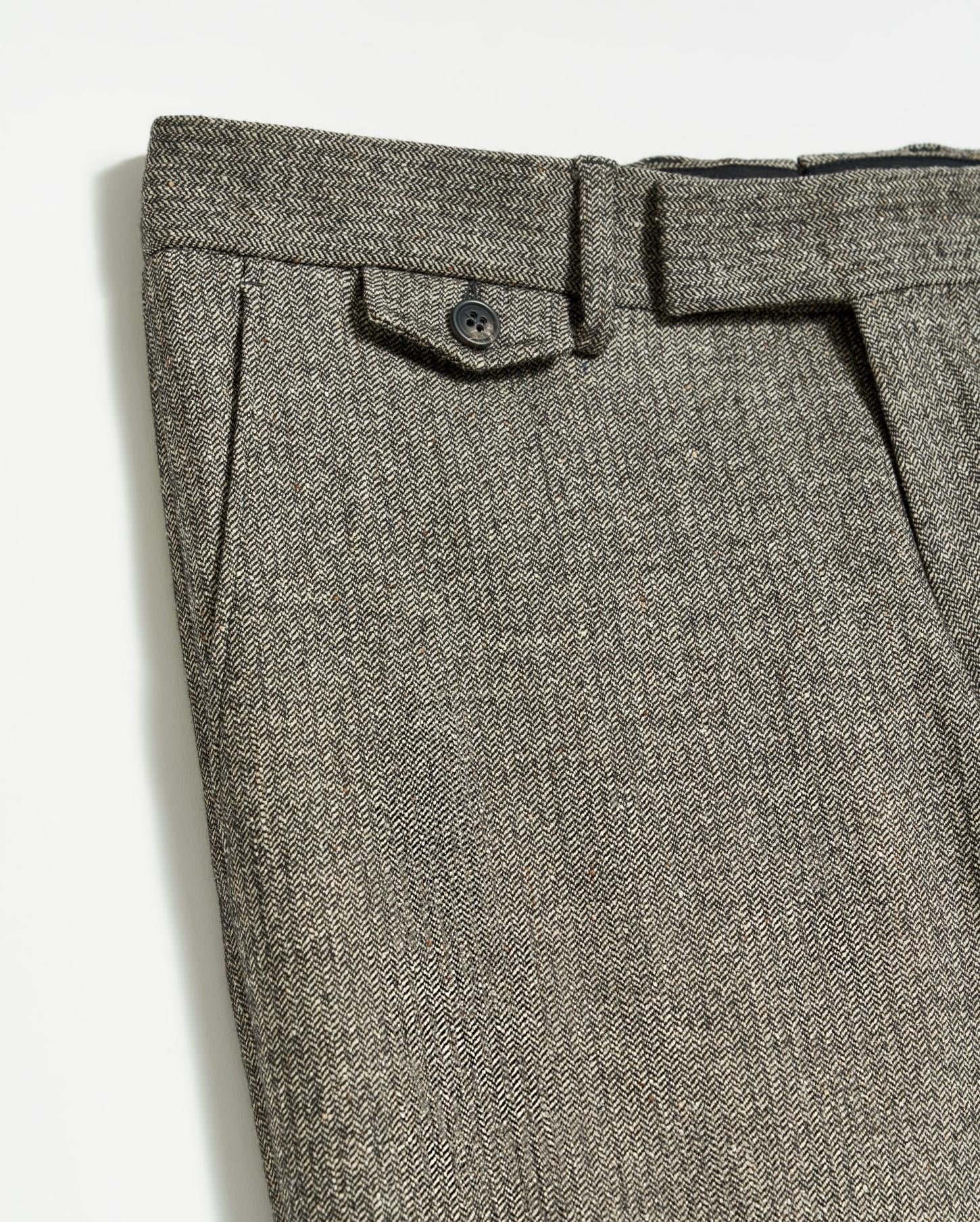 Men Flat Front Trouser Black/white | Billy Reid Bottoms