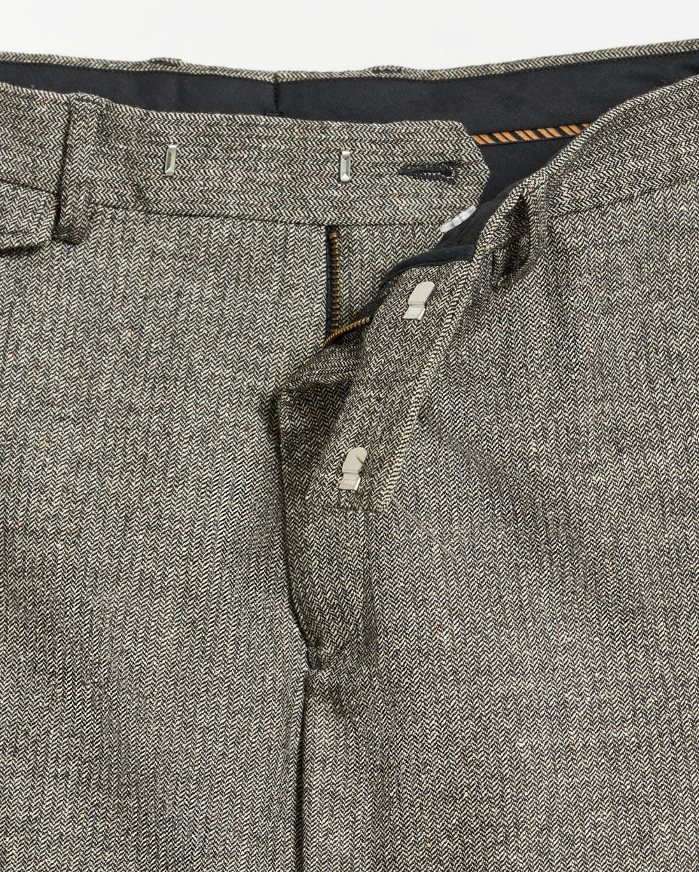 Men Flat Front Trouser Black/white | Billy Reid Bottoms