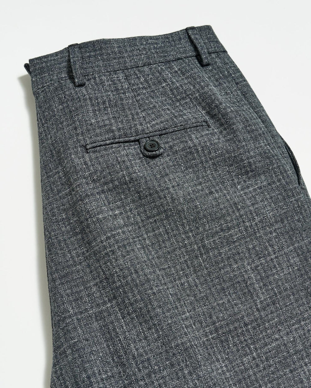 Men Flat Front Trouser Charcoal | Billy Reid Suiting