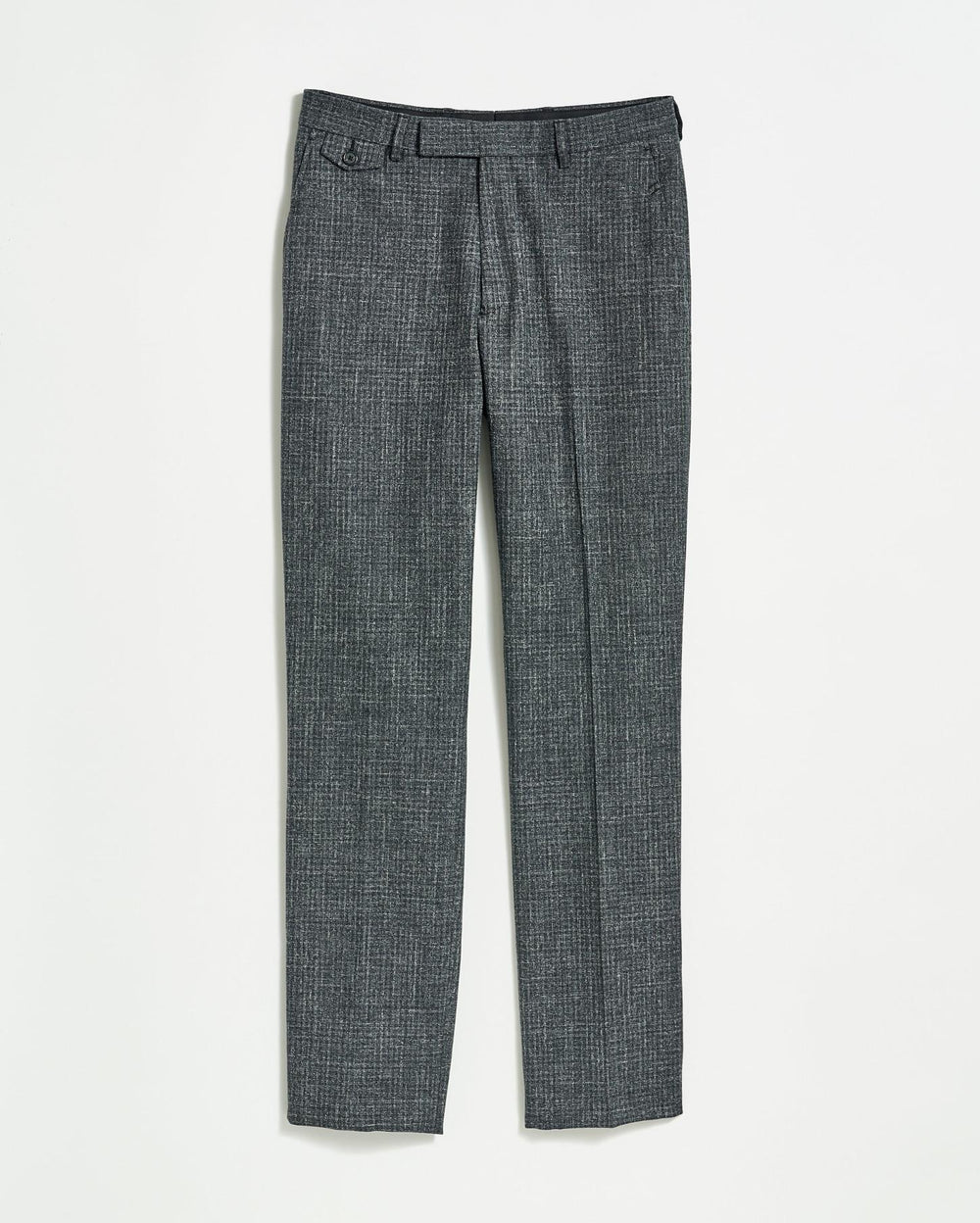 Men Flat Front Trouser Charcoal | Billy Reid Suiting