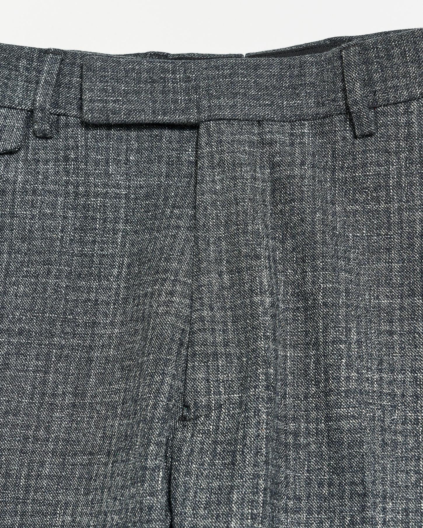 Men Flat Front Trouser Charcoal | Billy Reid Suiting