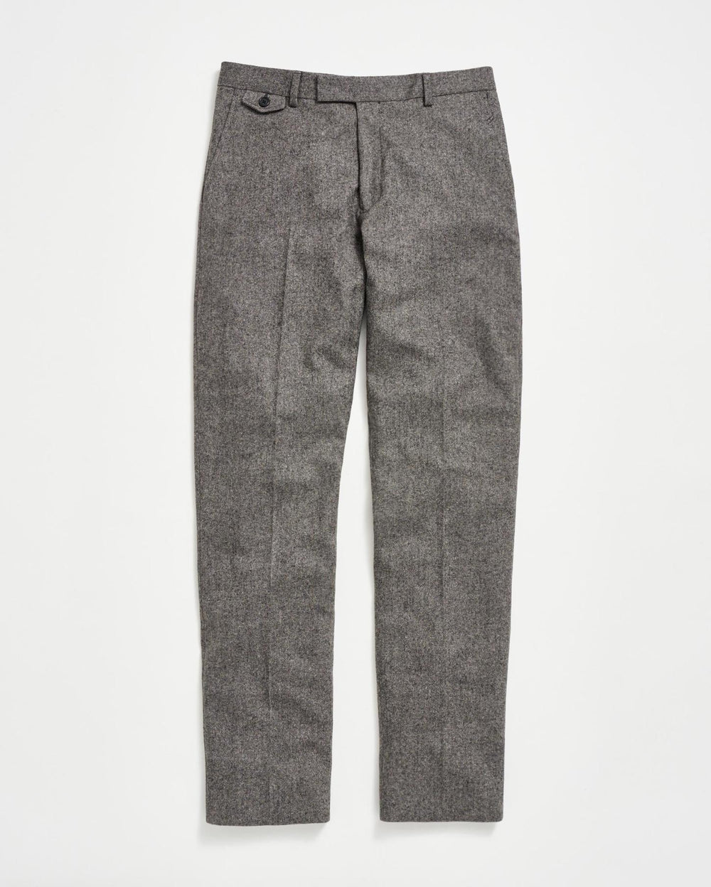 Men Flat Front Trouser Charcoal Grey | Billy Reid Suiting