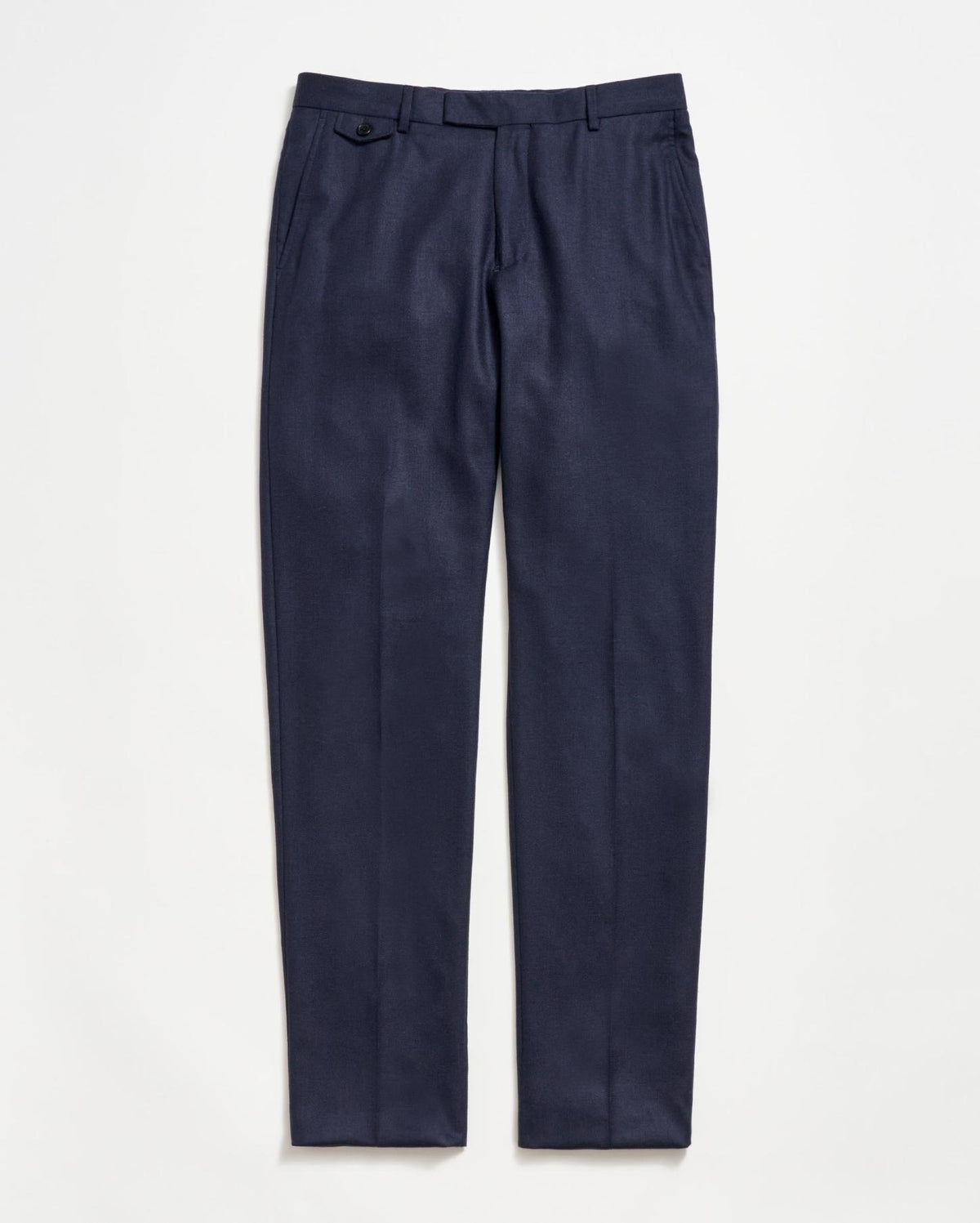 Men Flat Front Trouser Dark Navy | Billy Reid Suiting