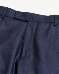 Men Flat Front Trouser Dark Navy | Billy Reid Suiting