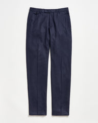 Men Flat Front Trouser Dark Navy | Billy Reid Suiting