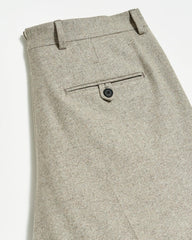 Men Flat Front Trouser Grey | Billy Reid Suiting