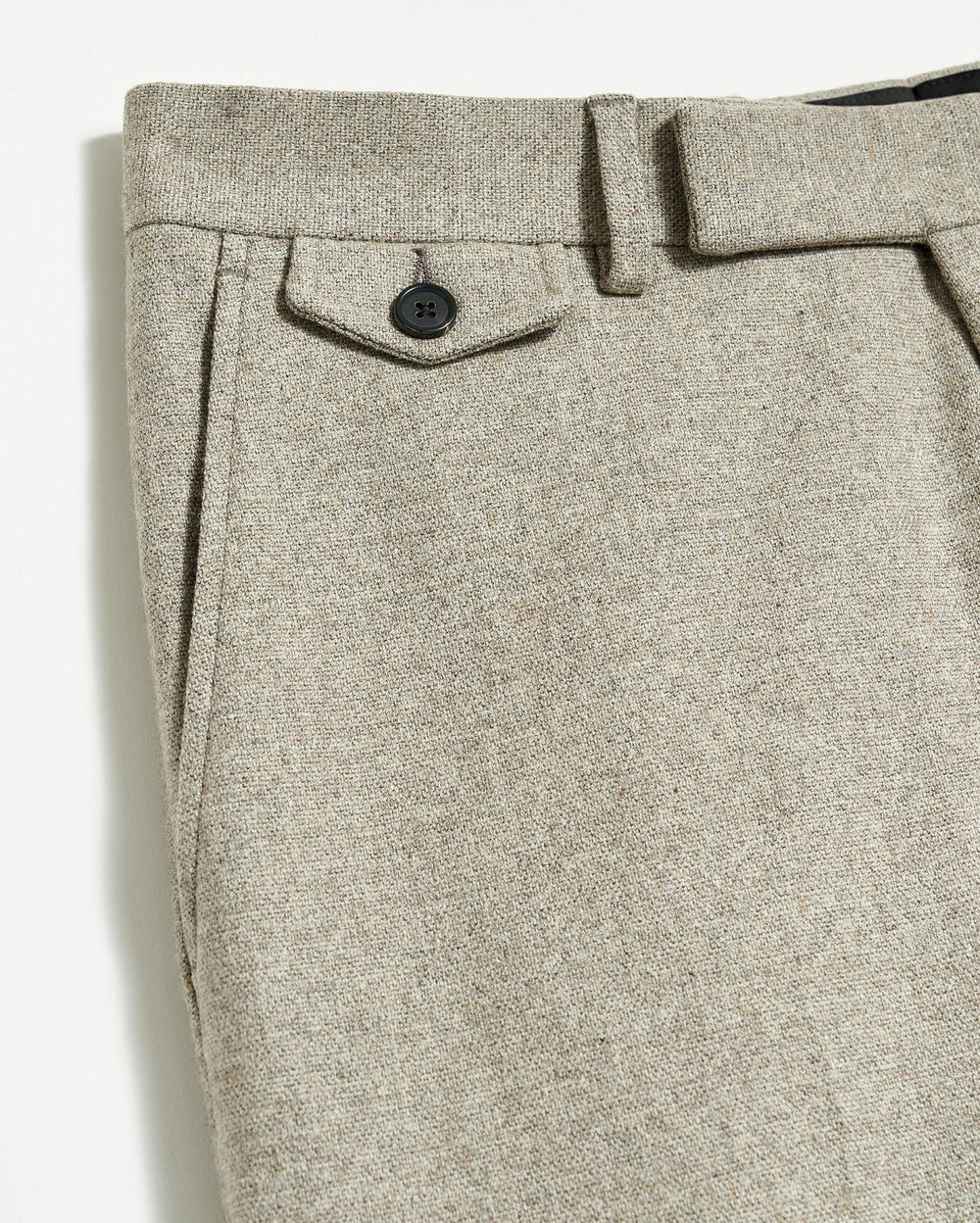 Men Flat Front Trouser Grey | Billy Reid Suiting