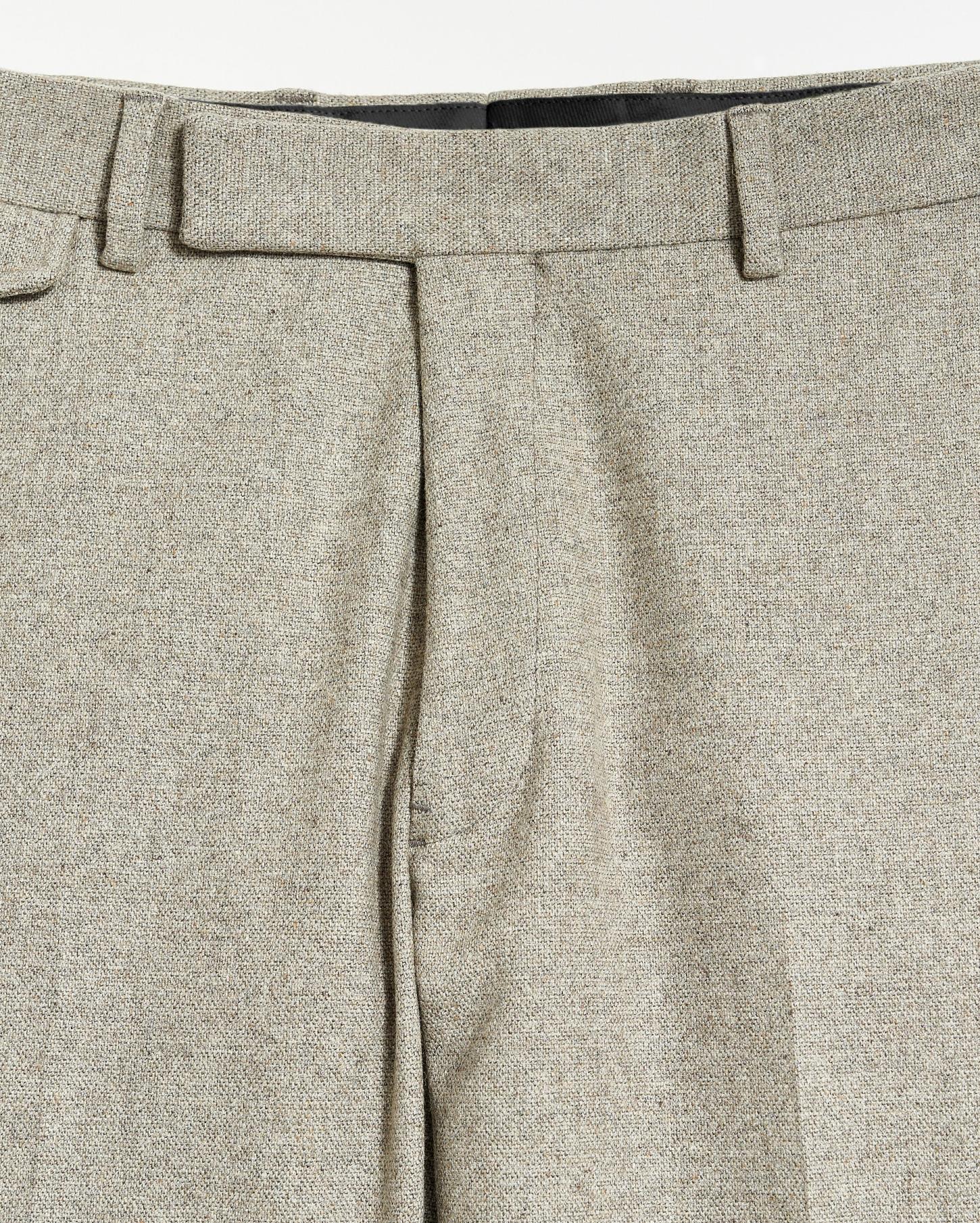 Men Flat Front Trouser Grey | Billy Reid Suiting