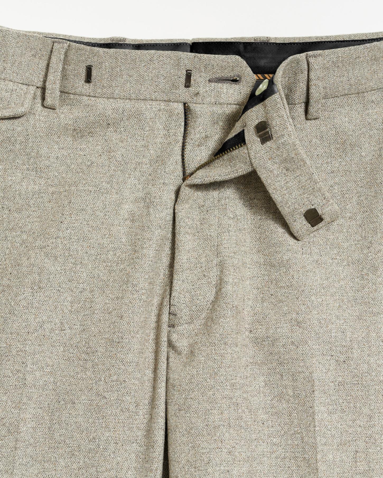 Men Flat Front Trouser Grey | Billy Reid Suiting