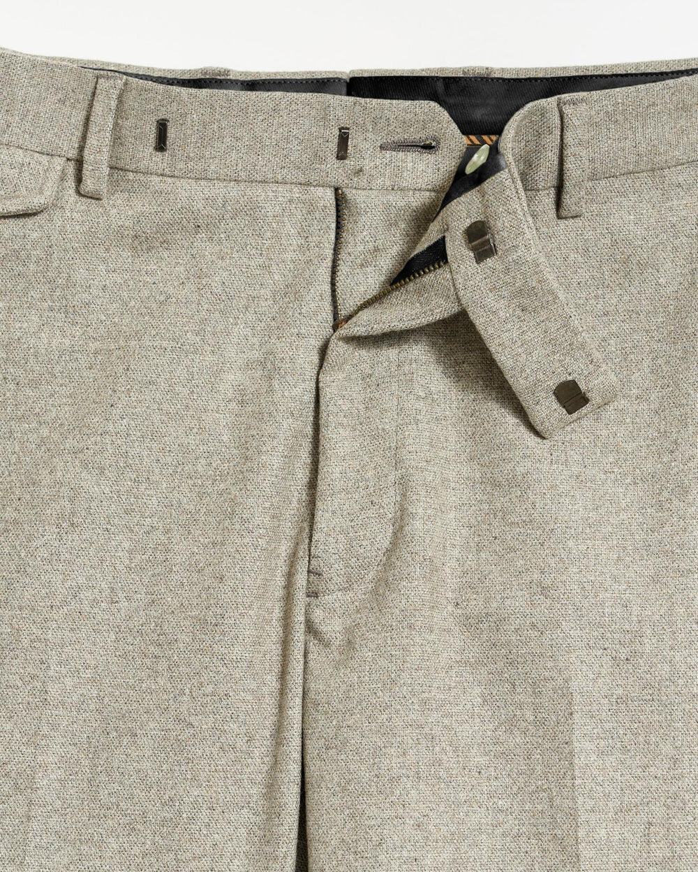 Men Flat Front Trouser Grey | Billy Reid Suiting