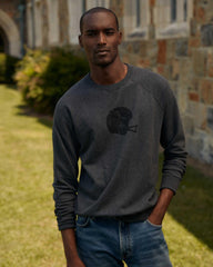 Men Football Crew Grey | Billy Reid Sweaters &amp; Sweatshirts