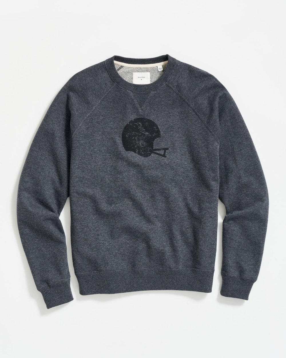 Men Football Crew Grey | Billy Reid Sweaters &amp; Sweatshirts